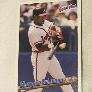 Bazooka Baseball Card - Marquis Grissom